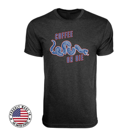 Coffee Or Die T-Shirt - Vintage Black