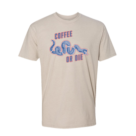 Coffee or Die T-Shirt - Sand