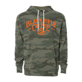 BRCC Great Outdoors Logo Pullover Hoodie - Camo w/Orange