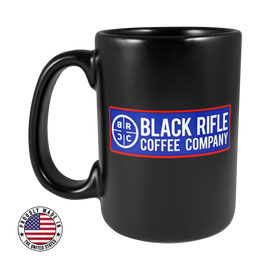 Reticle Optic Red White and Blue Mug