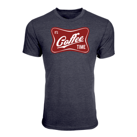 It's Coffee Time T-Shirt - Vintage Navy