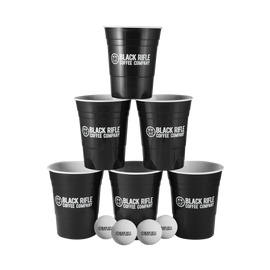 Saturday Night Special (6 Black Party Cups & 4 Ping Pong Balls)