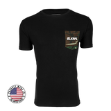 BLKRFL Camo Pocket T-Shirt, Blk/Camo