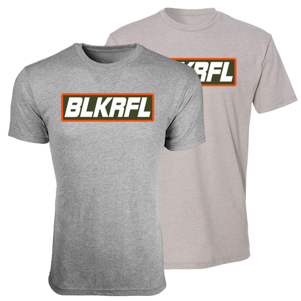 BLKRFL T-Shirt (ORG/GRN/WHT Logo)