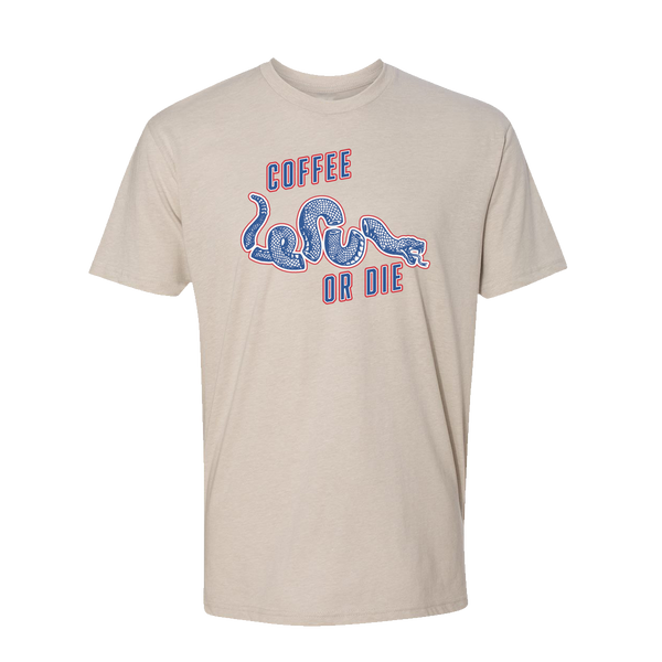 Coffee or Die T-Shirt - Sand