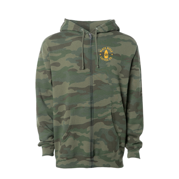 Sawtooth LC, Zip-Up Hoodie, FRST Camo