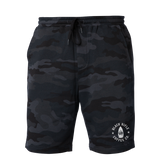 Arrowhead Jogger Sweat Shorts, Black Camo