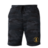 Arrowhead Jogger Sweat Shorts, Black Camo