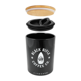 Black Ceramic Airtight Container