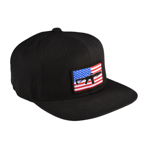 AR Flag Logo Flat Bill Cap