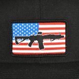 AR Flag Logo Flat Bill Cap