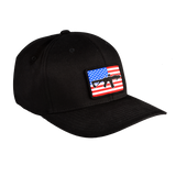 AR Flag Logo FlexFit Cap - Solid Black