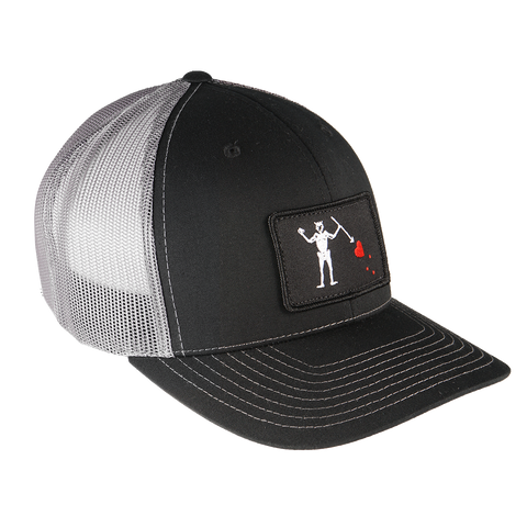 Blackbeard's Trucker Hat - BLK/Charcoal