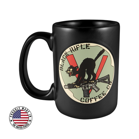 Black Coffee Squadron Ceramic Mug