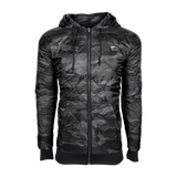 Black Multicam Zip-Up Poncho Liner Hoodie