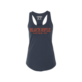 BRCC Antique Logo Ladies Tank Top - Indigo