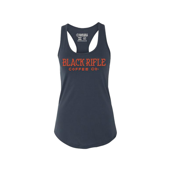 BRCC Antique Logo Ladies Tank Top - Indigo