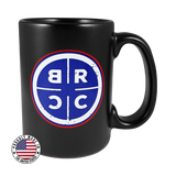 Reticle Optic Red White and Blue Mug