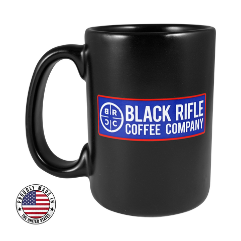 Reticle Optic Red White and Blue Mug