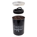 "Coffee, or Die" Airtight Container - White Logo