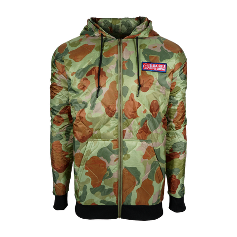 Frogskin Camo Zip-Up Poncho Liner Hoodie