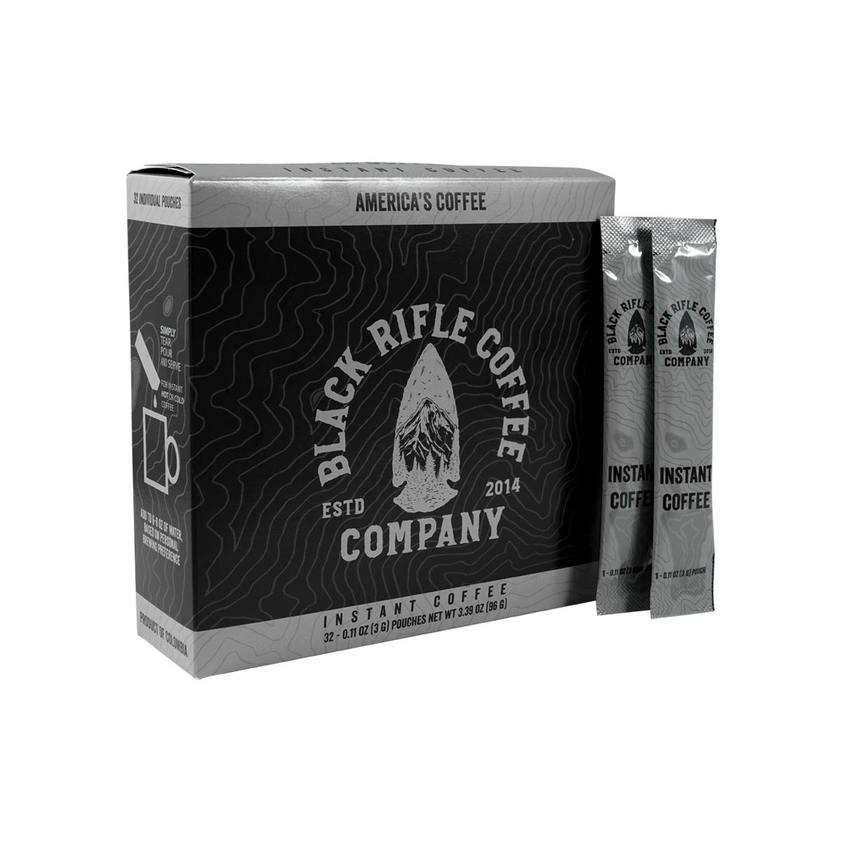 BRCC Instant Coffee, 32 ct