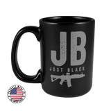 Just Black Ceramic Mug