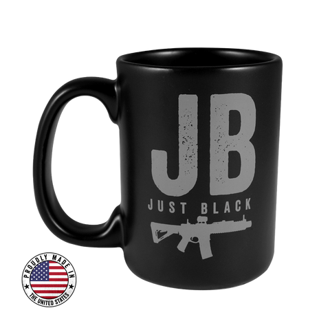 Just Black Ceramic Mug
