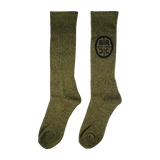 Line of Sight Crew Sock - Military Green