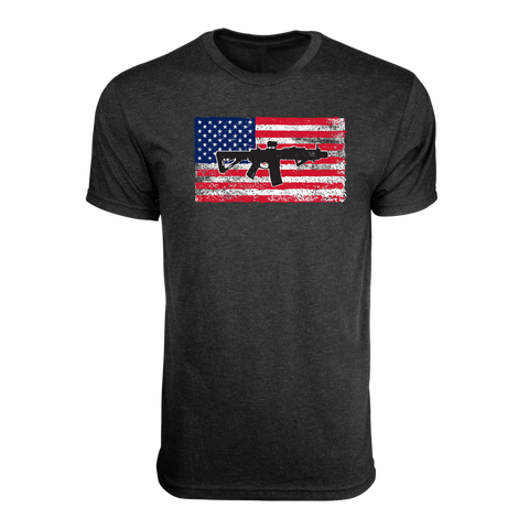 SBR Flag T-Shirt - Vintage Black