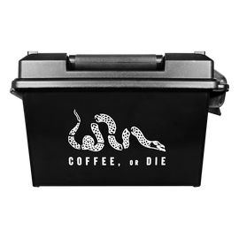 Coffee Or Die Snake Ammo Can