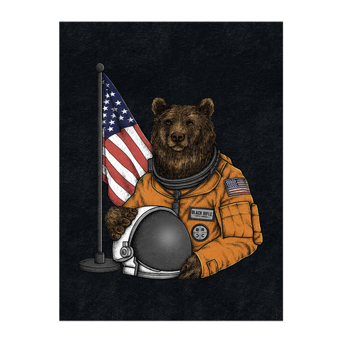 Space Bear Blanket