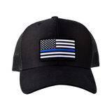 Thin Blue Line Flag Patch Hat