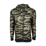 Tiger Camo Zip-Up Poncho Liner Hoodie
