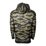Tiger Camo Zip-Up Poncho Liner Hoodie
