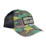 Unstructured Multicam Cap Subdued SBR Flag